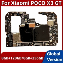 Motherboard for Xiaomi POCO X3 GT, 128GB, 256GB ROM, Mainboard for Redmi Note 10 Pro, with Global Frimware