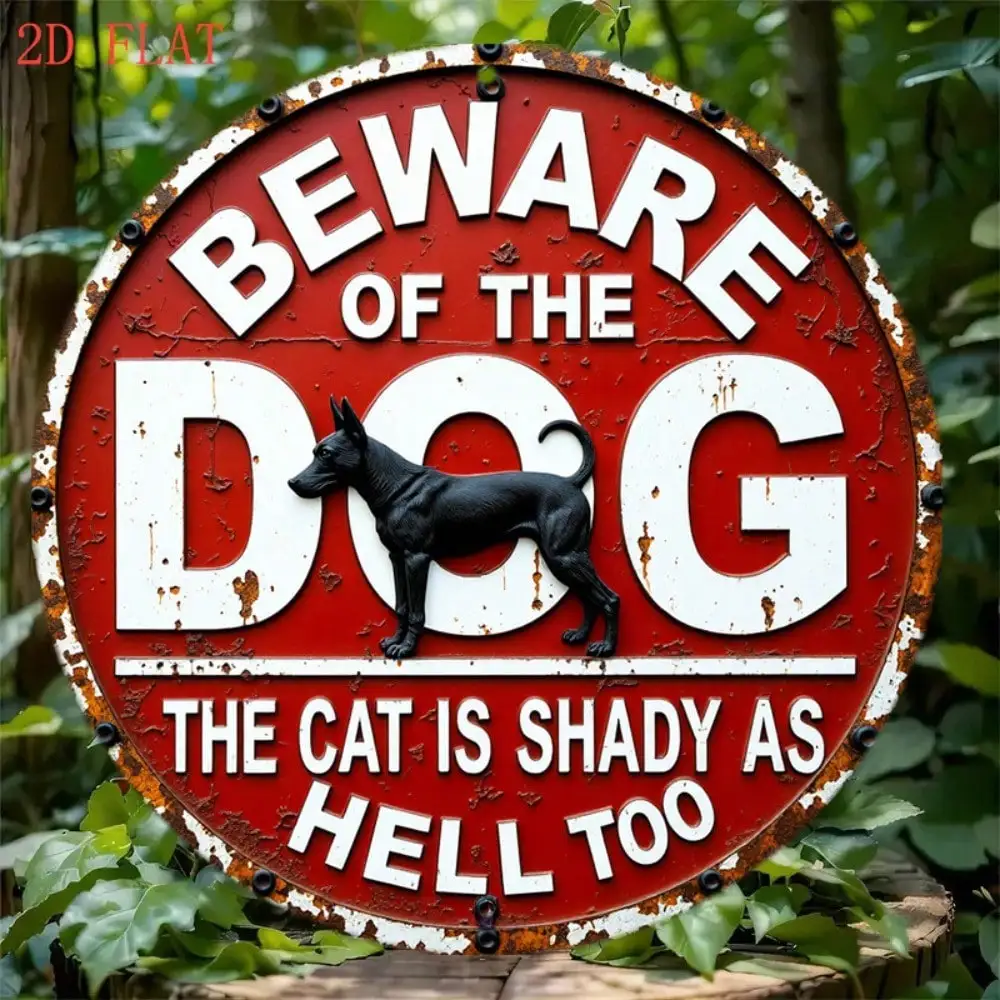 1pc Beware of Dog Sign 8