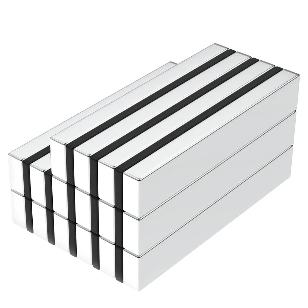 N35 سوبر قوي مغناطيس النيوديميوم كتلة ندفيب قوية دائمة المغناطيسي imanes مغناطيس الثلاجة 60x10x5 مللي متر