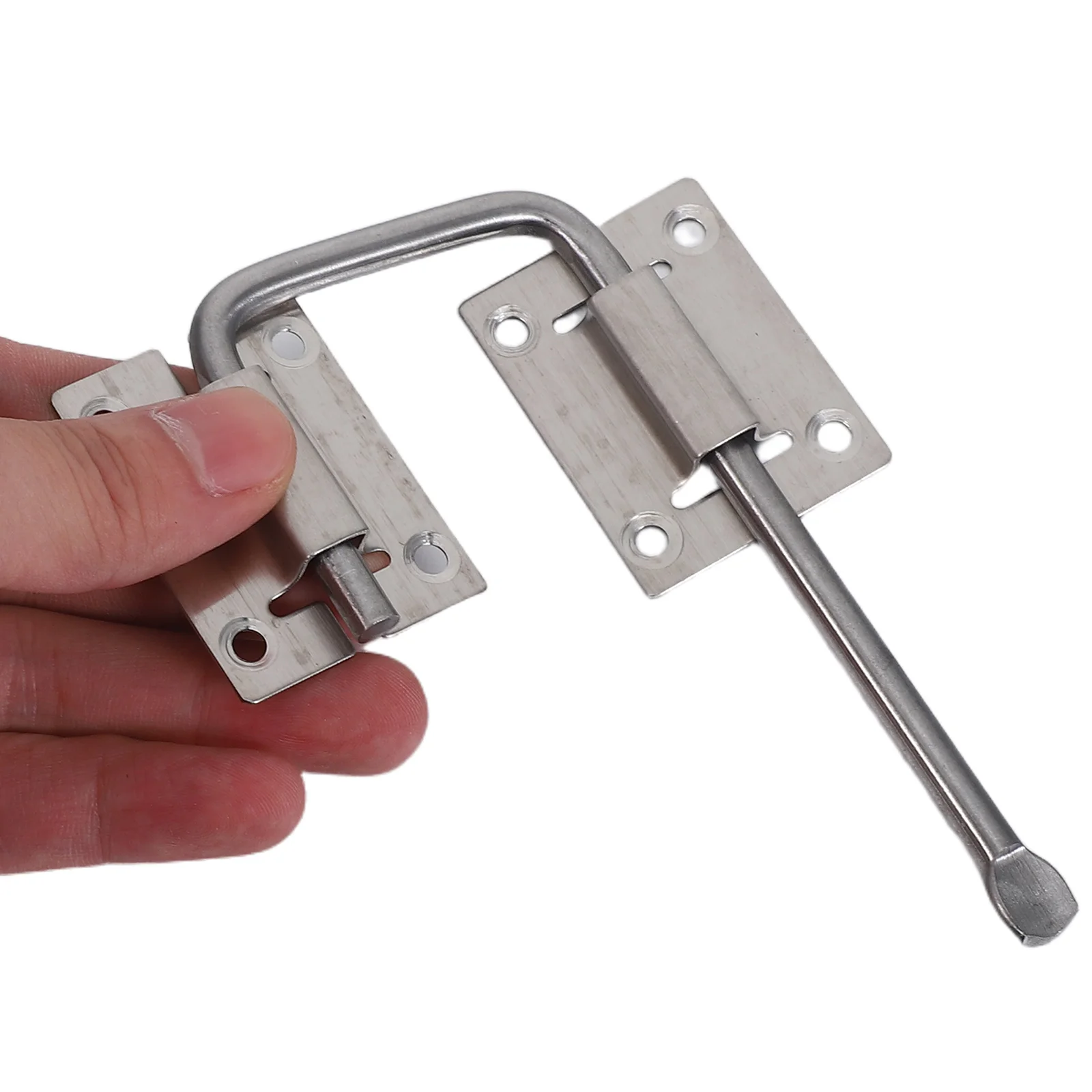 

Stainless Steel Anti-Theft Door Lock Slide Bolt Security Latch for Bedroom Front Door Bathroom Shed Heavy Duty Sliding Lock