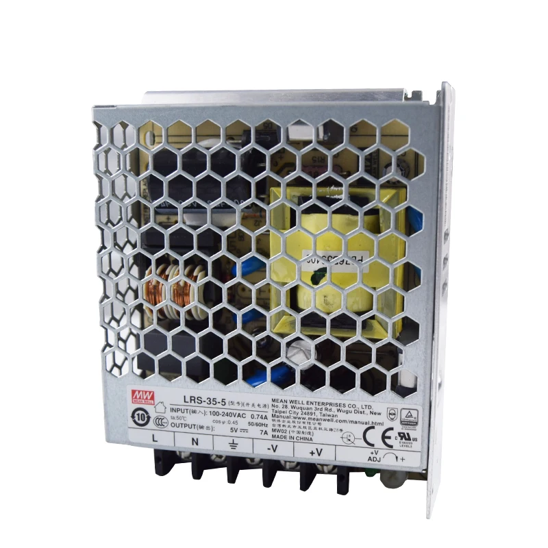 Fuente de alimentación conmutada para sistema de Control industrial, serie LRS, 35W, 50W, 70W