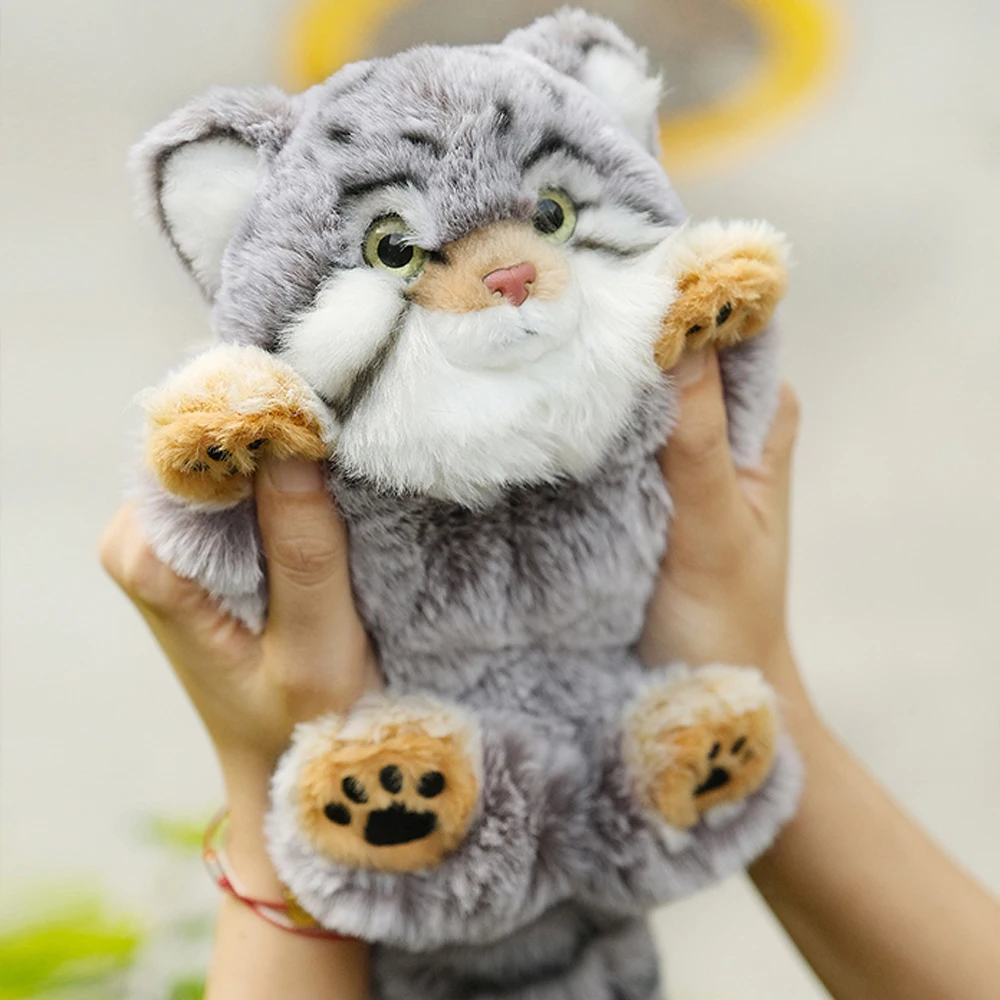 

Pallas's Cat Stuffed Plush Slap Bracelet, Manul Snap Bracelet, Stuffed Animal Plush Toys