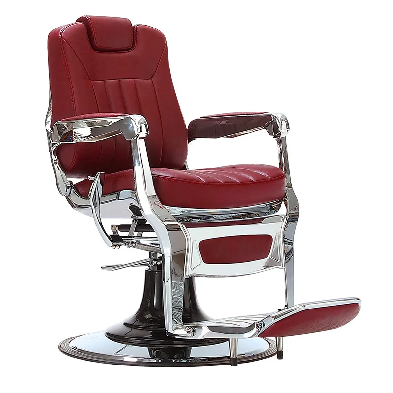 Barber chair export put down the oil head men's retro rotating hair shaving chair hair salon haircut chair.