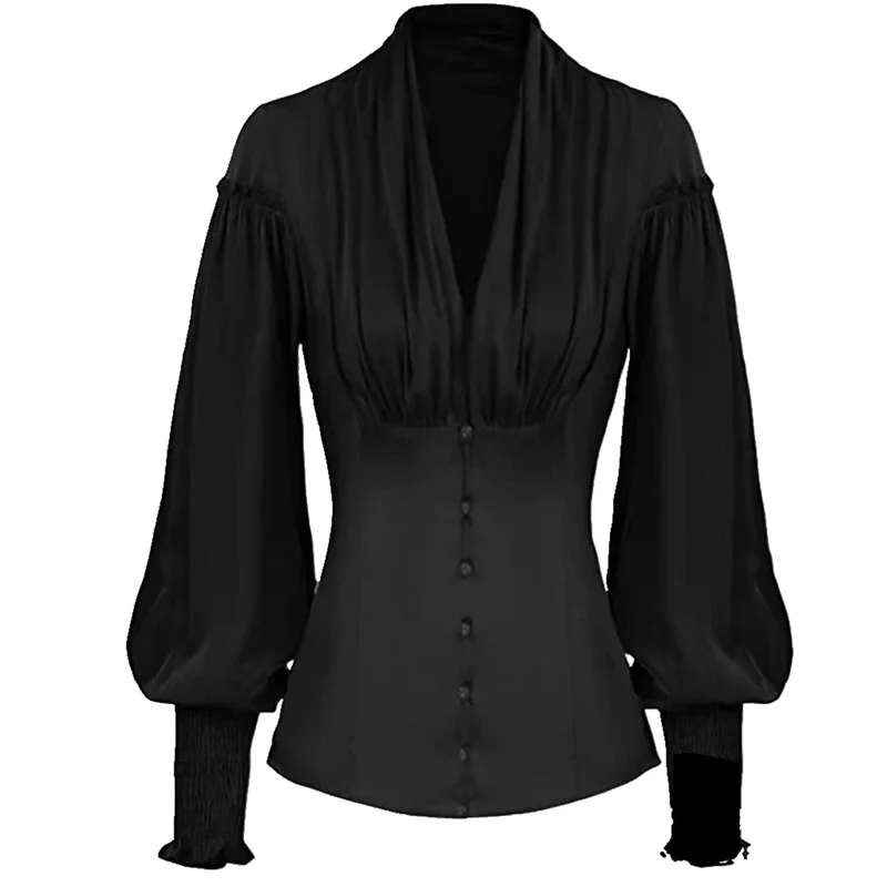 

Женская Пасхальная рубашка с длинным рукавом и V-образным вырезом