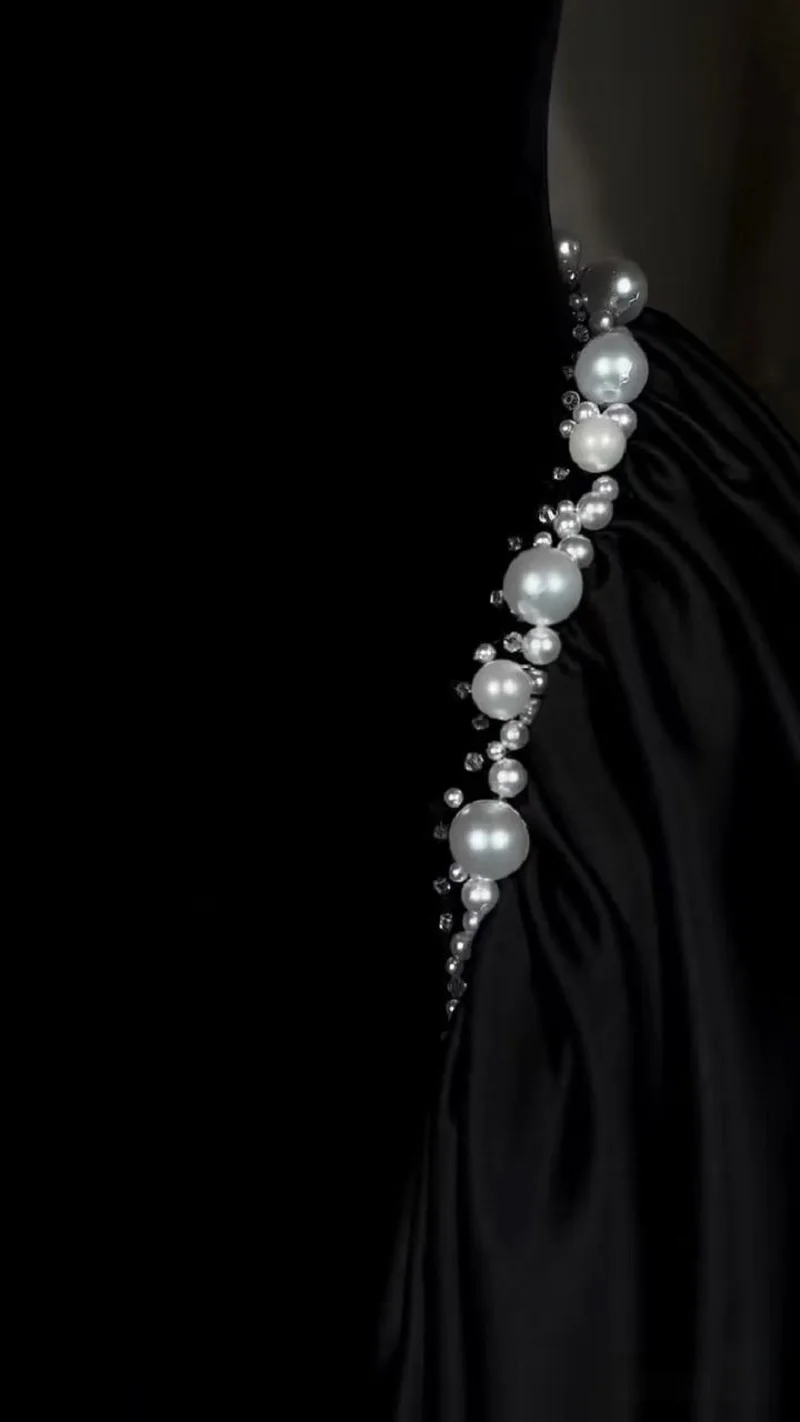 El más nuevo vestido de fiesta largo personalizado sirena sin mangas con tren desmontable vestidos de noche elegantes vestidos para ocasiones especiales