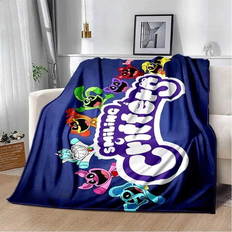 S-smiling critters Cartoon blankets picnic blanket Warm Flannel blankets Soft and comfortable blanket bed linings Birthday Gift