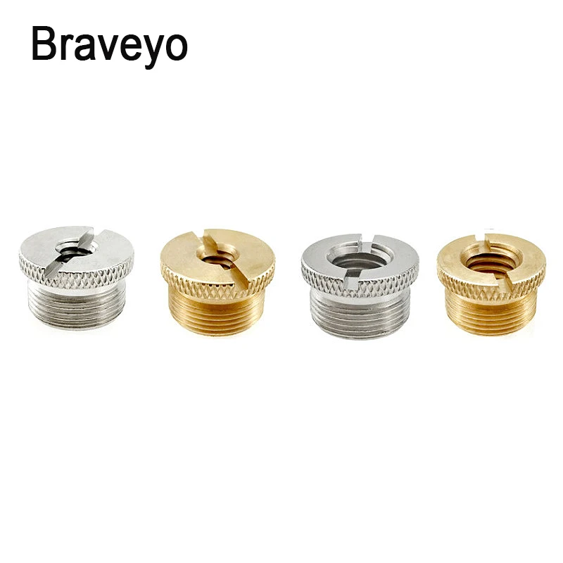 1/4 3/8 Inch to 5/8-27 Microphone Stand Conversion Screw Nut Accessories Shock Mount Cantilever Lever Fine Thread Screw