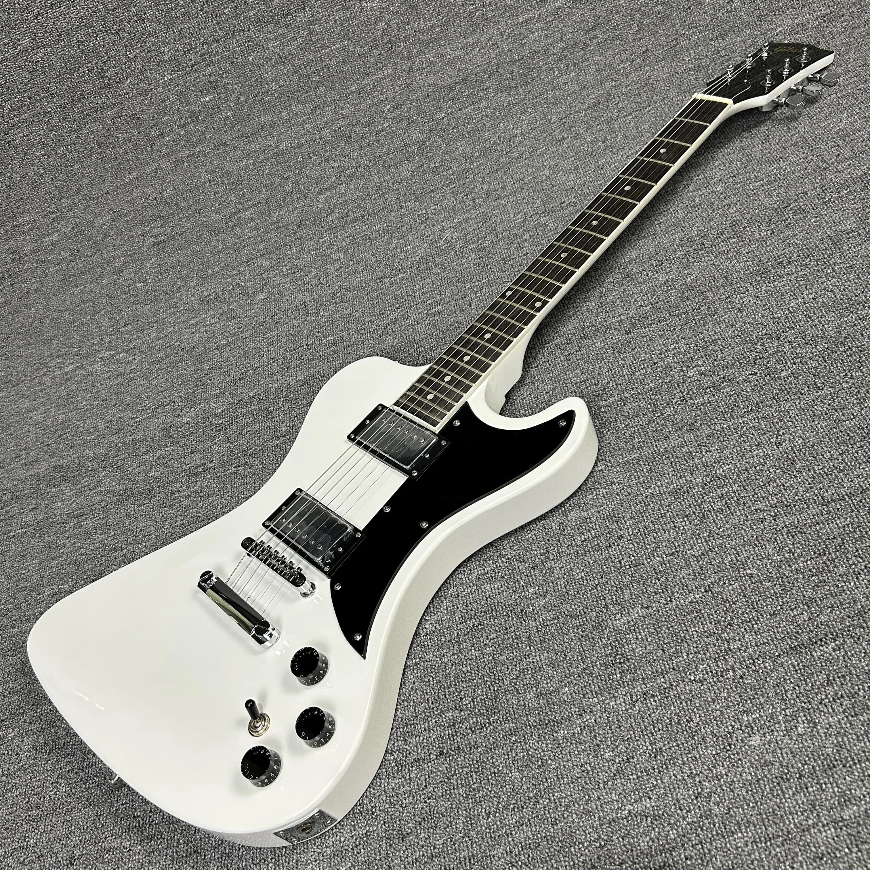 White Electric  Guitar Mahogany Body Rosewood Fingerboard High Quality Guitarra Free Shipping Gleeson