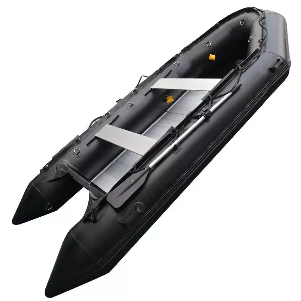 330cm Fishing Boat With Aluminum Floor Inflatable Boat 1.2mm PVC Anti-collision Speed Boat Raft Water Sports