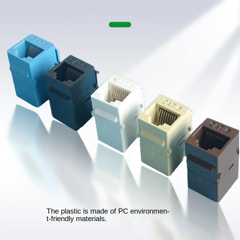 Couremplaçant d'extension enfichable, connecteur RJ45, carte LAN Ethernet, 6 couremplaçant, adaptateur d'extension enfichable, 10 pièces