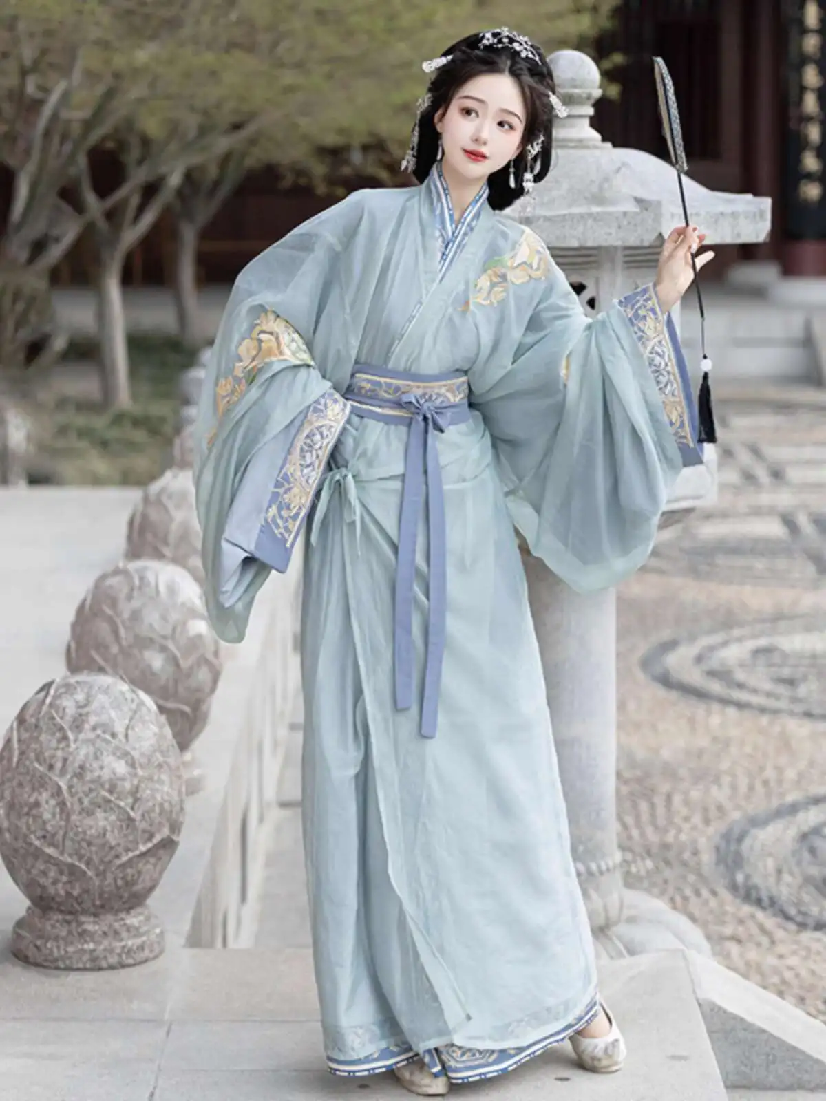 

New Fiesta Carnival Halloween Cos Cosplay Hanfu Warring States Robe Trailing Not Trailing