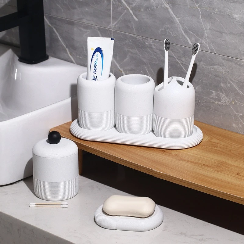 

Ретро ватные палочки с покрытием из песчаника, коробка для хранения, бытовая высококачественная коробка для зубочисток, коробка для муток, аксессуары для украшения ванной комнаты