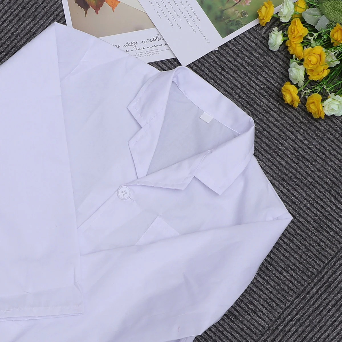 1pc Kids Lab Coat Kinderen Witte Jassen Jongens Kostuum Arts Cosplay Uniform Duurzaam Lichtgewicht Maten Beschikbaar