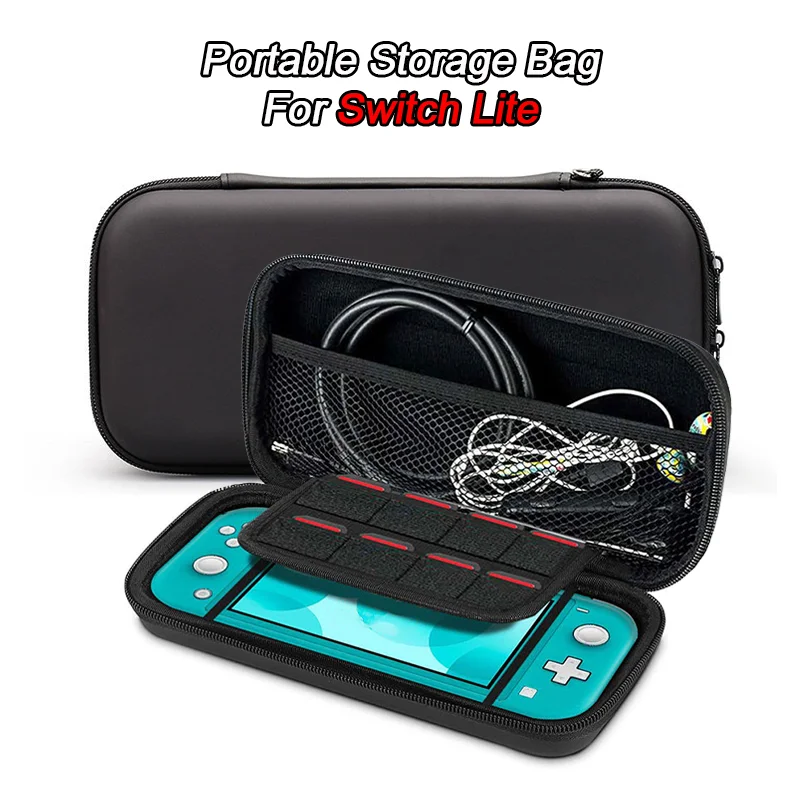 Tragbare Aufbewahrungstasche für Nintendo Switch Lite Spielkonsole Handtasche Fall Reise Tragetasche Schutzhülle Box Zubehör