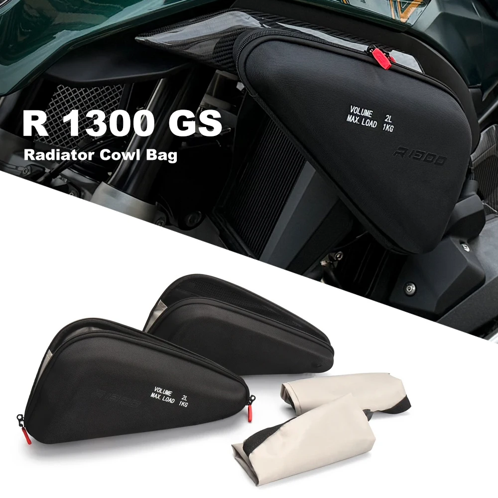 

Motorcycle Accessories R1300GS Fairing Left Right Radiator Cowl Bags Waterproof Bag For BMW R 1300 GS 1300 R1300GSA 2025 2024