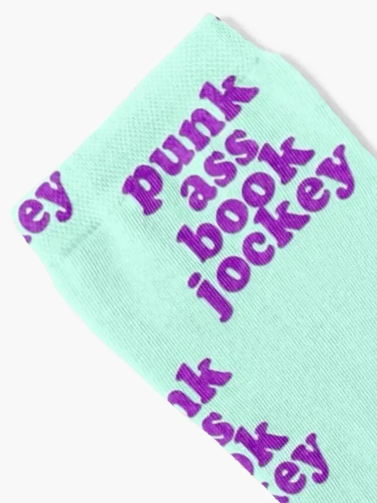 PUNK ASS BOOK JOCKEY Socks Men's ankle Crossfit sheer Socks Men's Women's