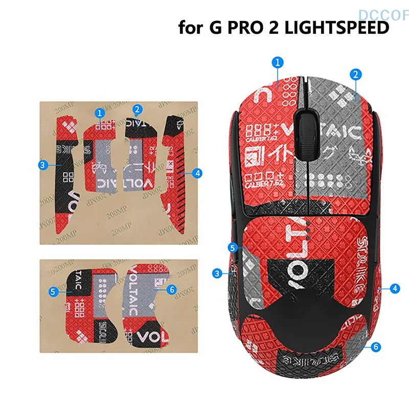 Anti-Slip Mouse Sticker Suck Sweat Grip Tape For GPW4 For G PRO 2 LIGHTSPEED Gaming Mouse E-Sports Gamer