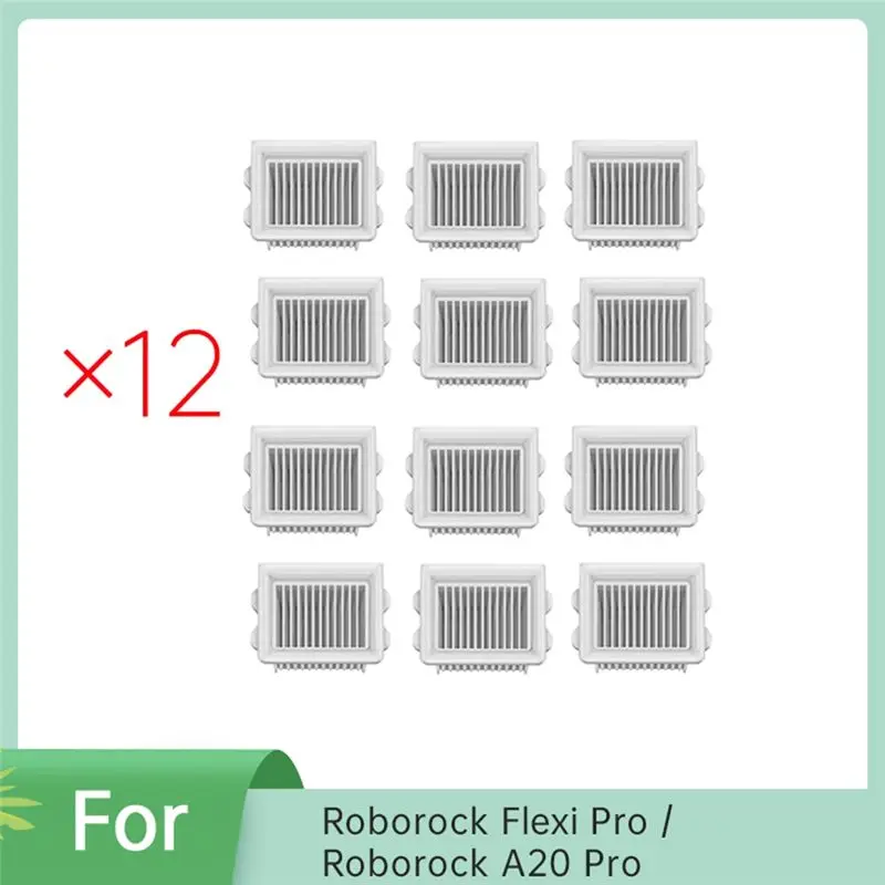 

12 шт. фильтров для Roborock Flexi Pro / Roborock A20 Pro, аксессуары для пылесосов, необходимые аксессуары для пылесосов
