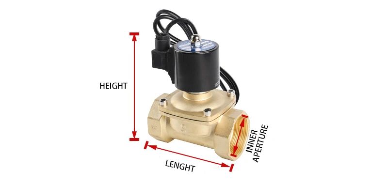 Elettrovalvola Dc 24 Volts Fountain Underwater IP68 Automatic Water Dispenser Solenoid Shut off Valve for Automatic Bowl Acqua e vapore — dettaglio 2