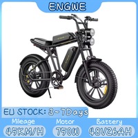 ENGWE M20 Electric bike 750W Powerful Motor 48V26AH Dual Battery Electric Bicycle 20-Inch Tire Off-road mountain Electric Bike