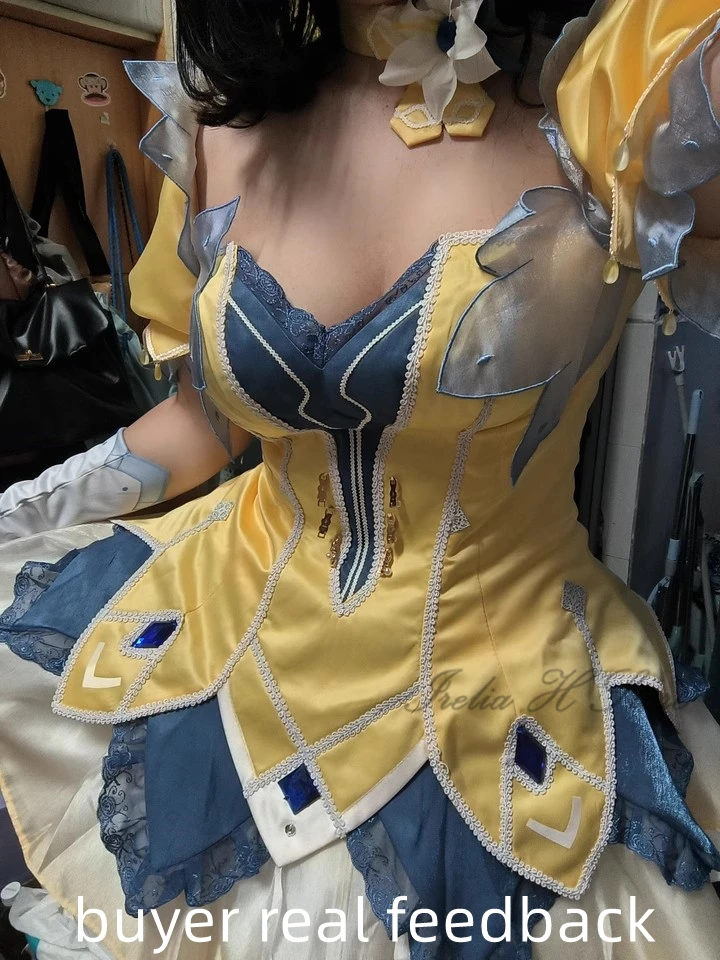 in stock Irelia H Anime DATE A LIVE Izayoi Mi ku Cosplay Costume Izayoi Mi ku Lovely Dress Female Halloween Costumes