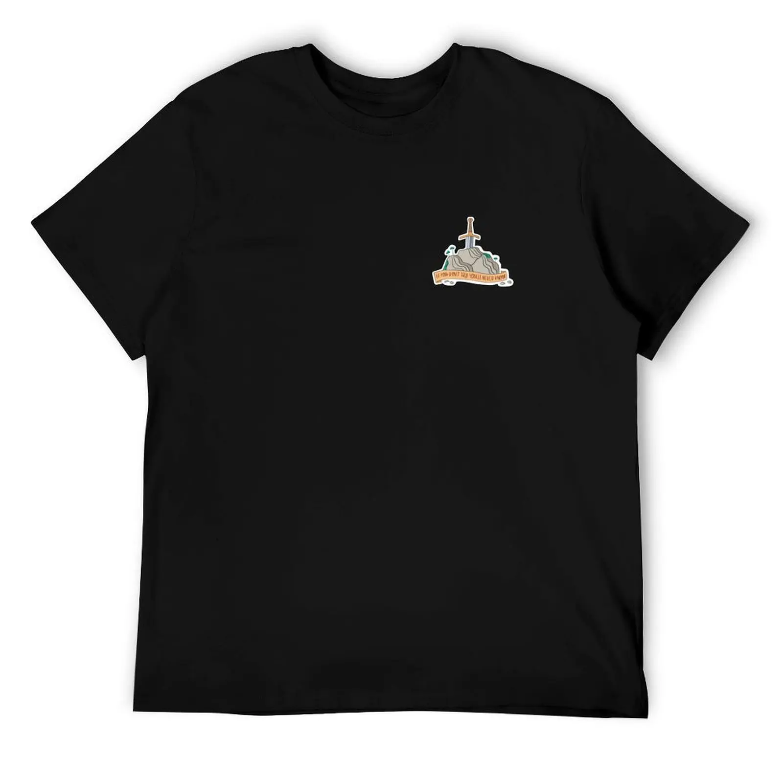 

Sword in the Stone T-Shirt t shirts for man cotton funny t shirts man t shirt man cotton T-Shirt