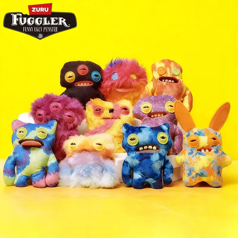 

Original Fugglers Plush Keychains Blind Boxs Toys Funny Ugly Tooth Monsters Stuffed Doll Mystery Bags Key Rings Christmas Gifts