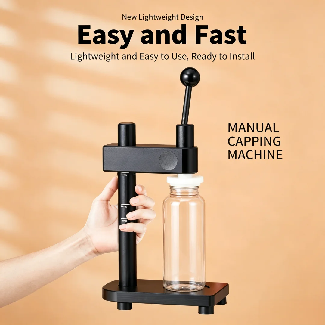 PET Bottle Tin Can Sealing Machine Commercial, Milk Tea Coconut Water Drink Can Packing Sealer, Portable Outdoor Fast One Second