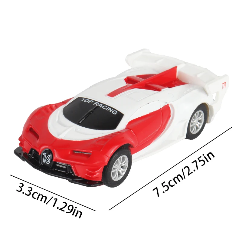 Analoges Slot-Auto für Carrera Go Scalextric 1 64 1/64 Elektro-Hochgeschwindigkeits-Rennstrecke im Maßstab 1:64 Polizei-Rennwagen Fahrzeugspielzeug