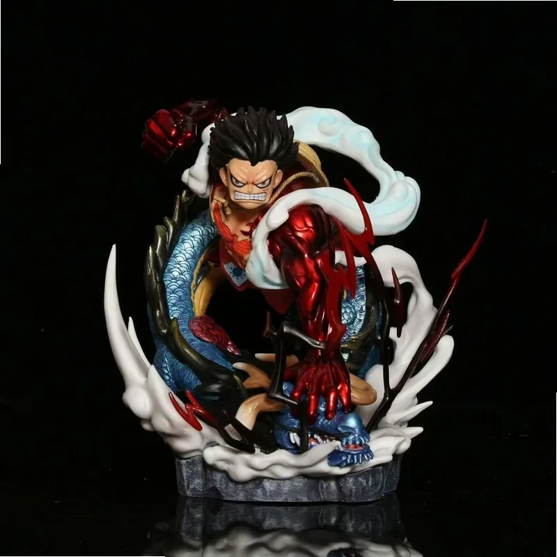 One Piece Wano MKE Gear 4 Luffy vs Kaido GK Anime Figure Model Statue Collection Desktop Decor - view 4