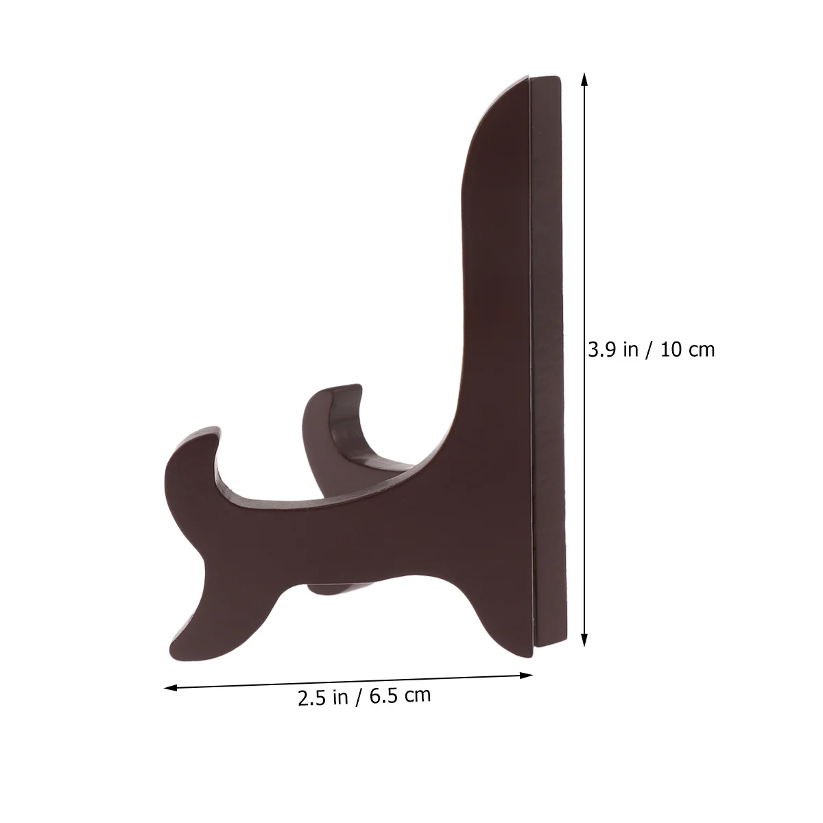 

Plate Display Stand Wooden Curved Easel For Photos Books Artwork Collector Plates Desktop Holder Shelf Home Office Decor Rack