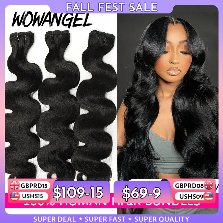 3/4 pieces 28 30 Inch Bundles Virgin Remy Brazilian Hair Body Wave Human Hair Natural Color 100% Silky Hair Wig Extensions