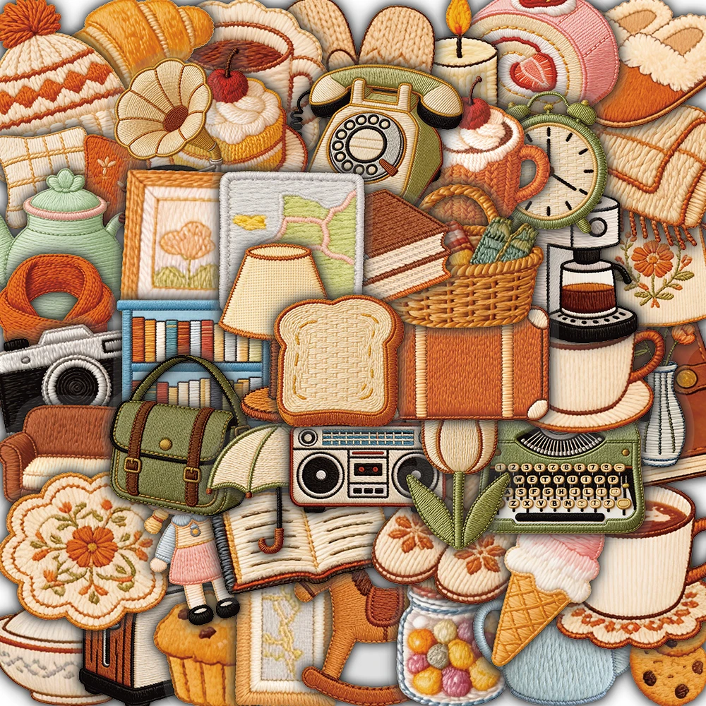 

50PCS Cozy Little Things Sticker Suitcase Scrapbooking Guitar Phone Laptop Luggage Decorative Graffiti School Supplies Stickers