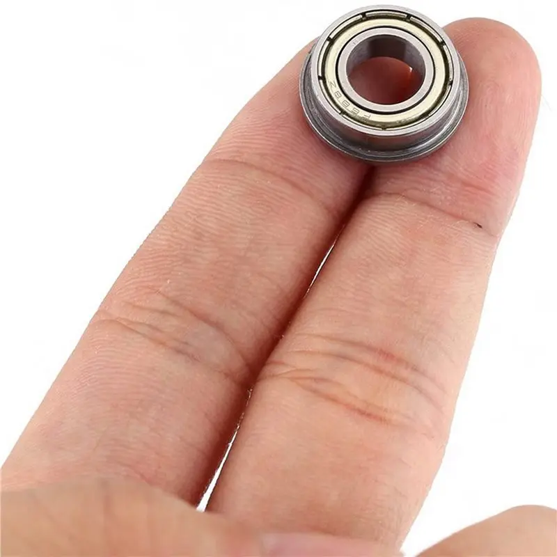 ABLJ 60 Pcs F688ZZ Flanged Radial Ball Bearings Metal Steel Double Shielded Flange Ball Bearing, 8 X 16 X 5Mm For Motor