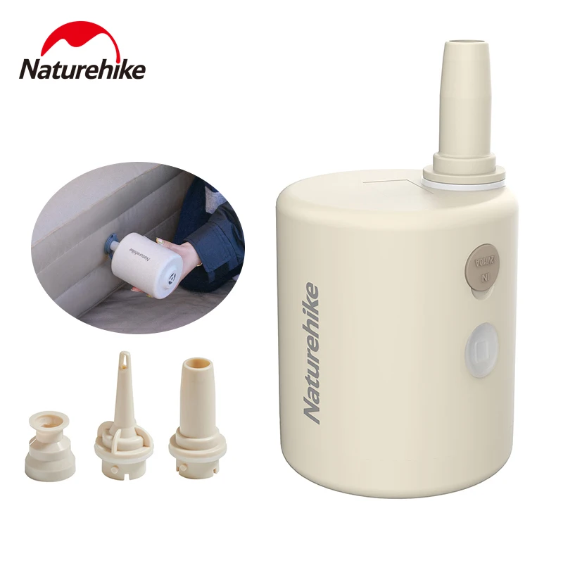 

Naturehike Electric Air Pump Charging Inflator/Deflator Pumps for Outdoor Camping Portable Air Mattress Inflatable Equipment