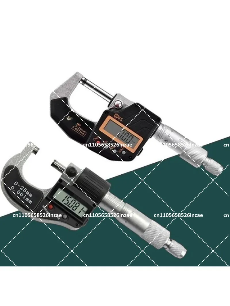 Digital Outer Diameter Micrometer 0-300mm 0.001mm IP65 Waterproof Electronic Spiral Micrometer