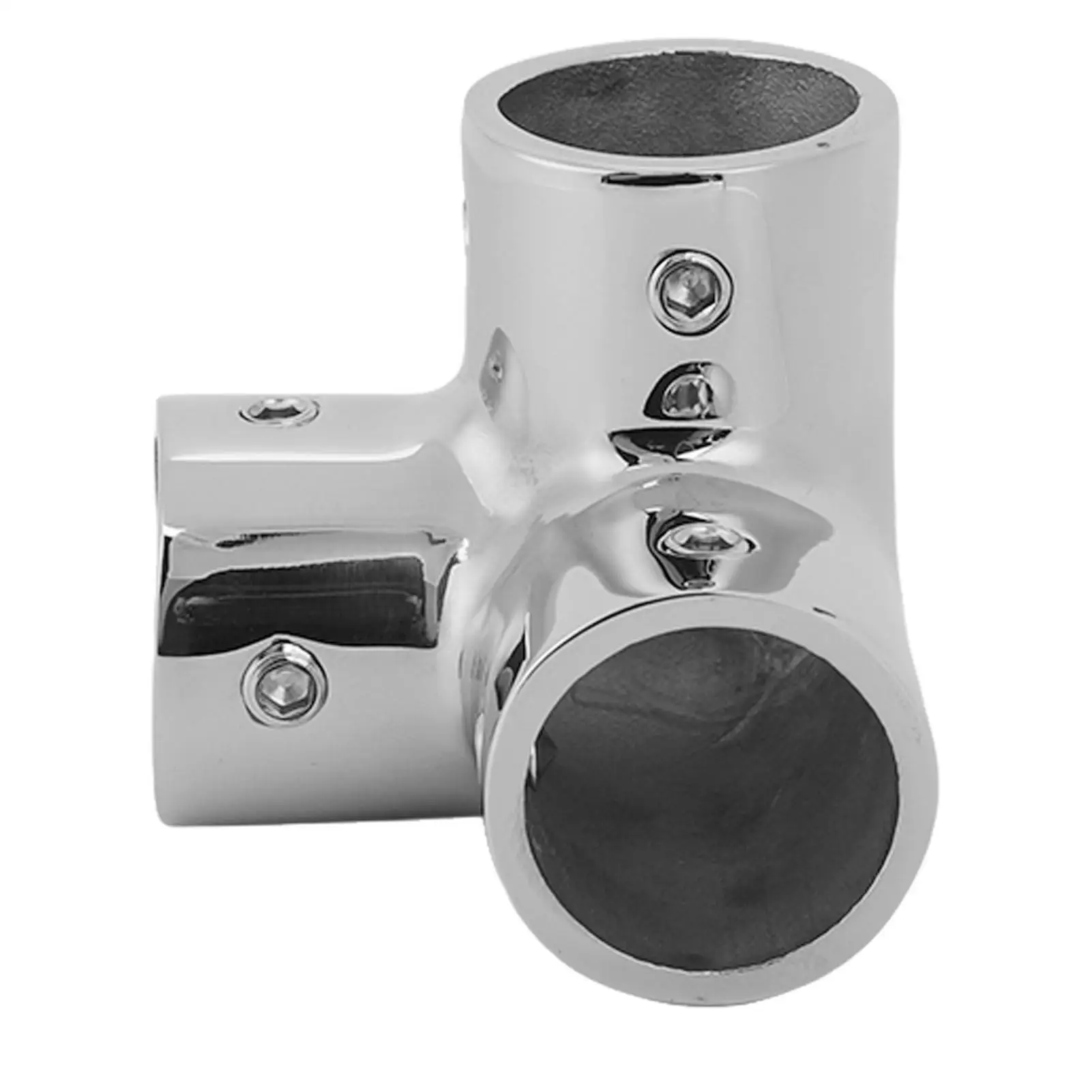 

Boat Handrail Tee Hardware Mirror Polishing Simple Installation Heavy Duty Durable Tee Fitting Connector for marine Yacht