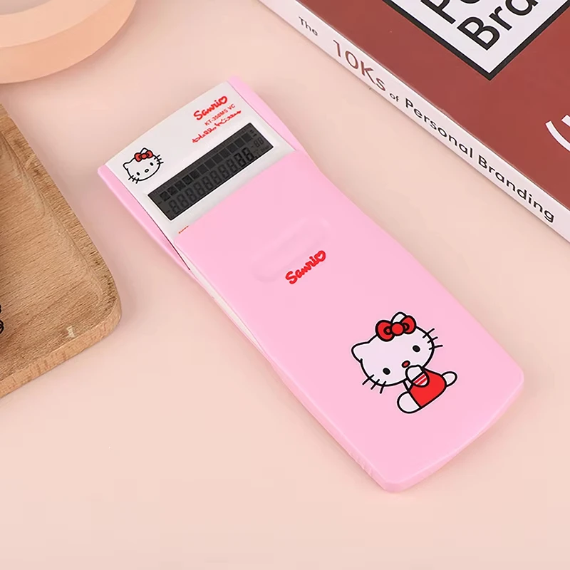 Sanrio kawaii ahoj kočička elektronický vědecký kalkulačka pro úřad chytrý růžová děti estetická úřad škola dívčí hoch dárky