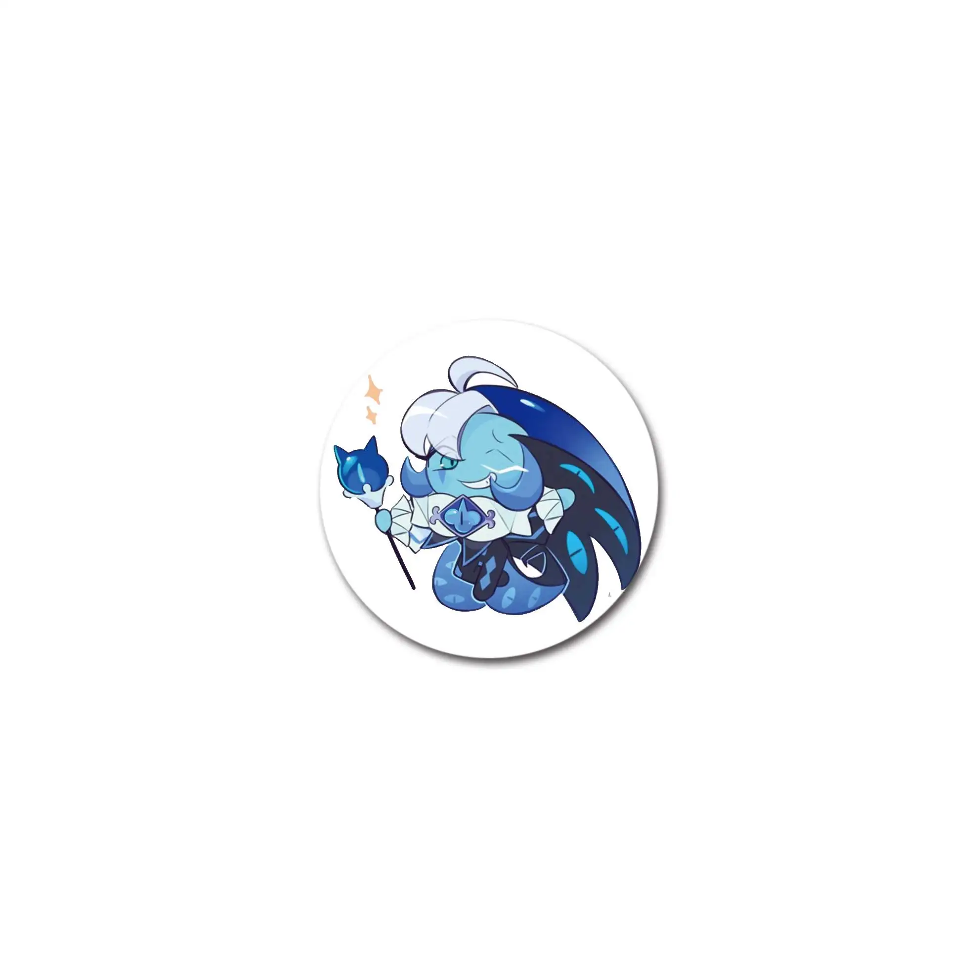 58mm Game Chibis Pin Brooch For Clothes Hat Shadow Milk Pure Vanilla Mystic Flour Candy Cookie Brooch Badge for Backpack