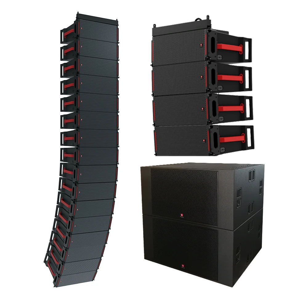 Sistem Line Array Speaker Profesional Indoor dan Outdoor