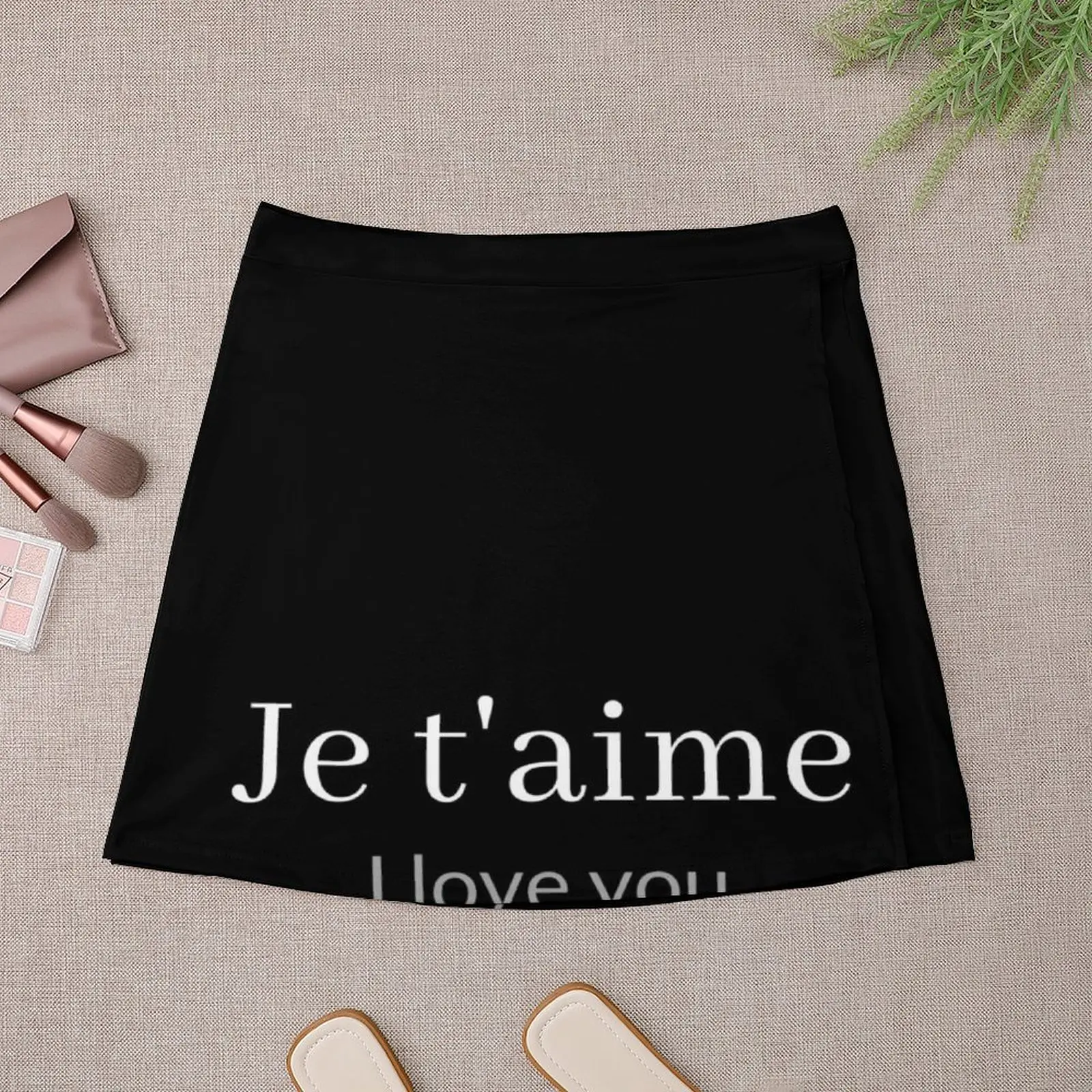 Je t'aime - I love you Mini Skirt novelty in clothes kawaii skirt Mini Skirt