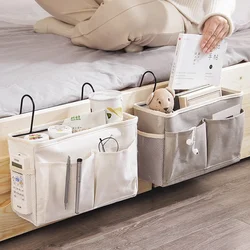 Bolsa lateral para cama de bebé, soporte para pañales, organizador de almacenamiento para cuna, bolsa de almacenamiento para mesita de noche colgante, bolsillos para juguetes, accesorios infantiles