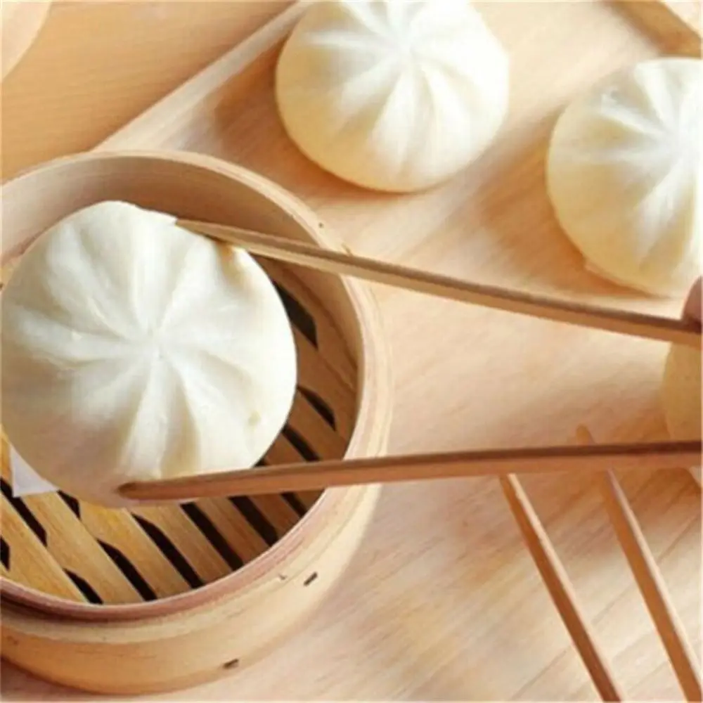 Premium Anti-slip Bamboo Toast Tongs Heat Resistant Versatile Toaster Bacon Clips Eco-friendly Non-stick Tea Clips Kitchen