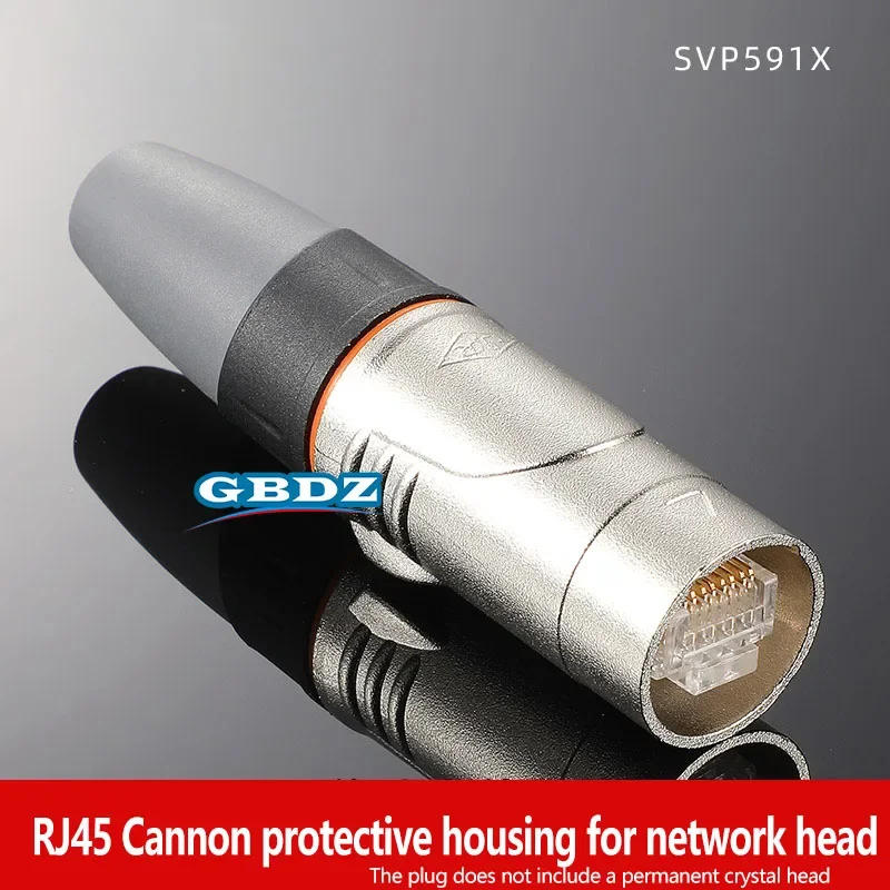 RJ45 Passthrough Connector CAT6 Network Plug Connector RJ45 Easy Pass Thru Modular Plug for Solid Stranded UTP Network Lan Cable