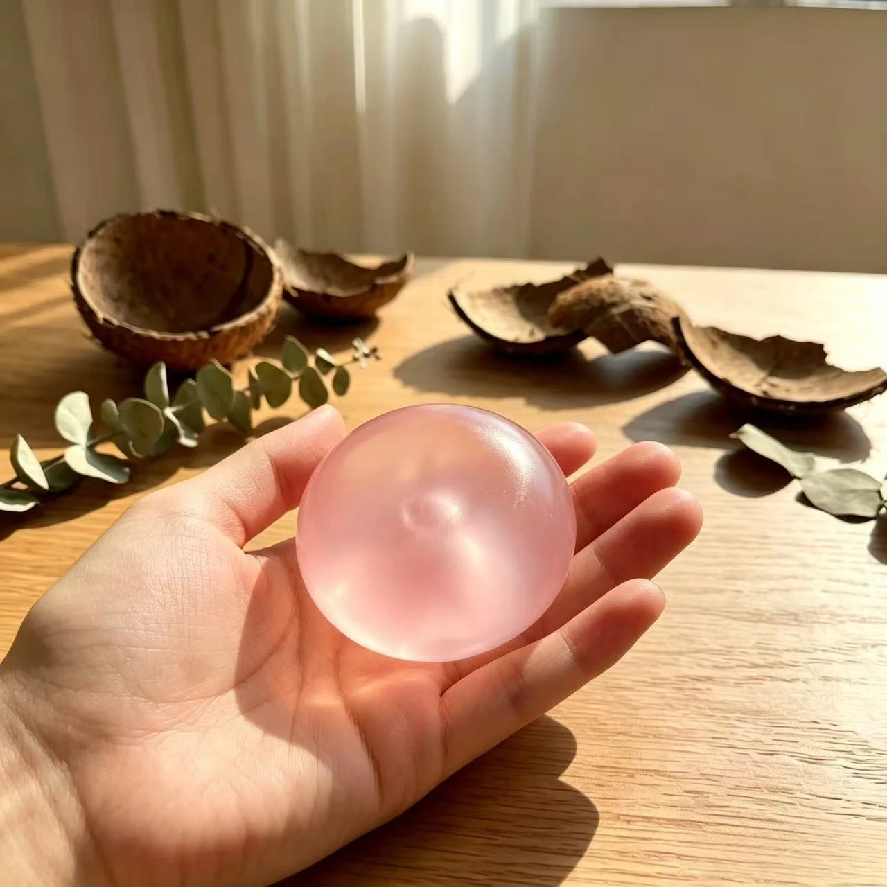 6CM 스퀴시 플라스틱 모찌 피젯 토이 투명 코코넛 오일 바셀린 스퀴즈 재미있는 안티 스트레스 감각 장난감 성인 선물 썸네일 5