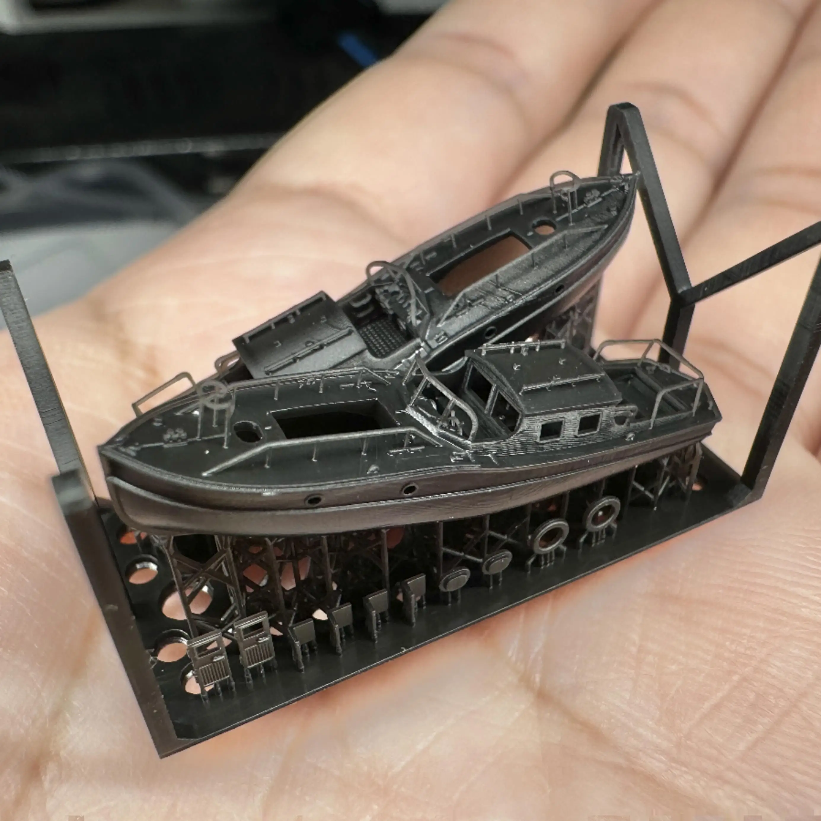 MUYI MODEL STUDIO 1/350 G350032 KRIEGSMARINE ADMIRAL'S BOAT(TYPE A) 3Dプリントキット