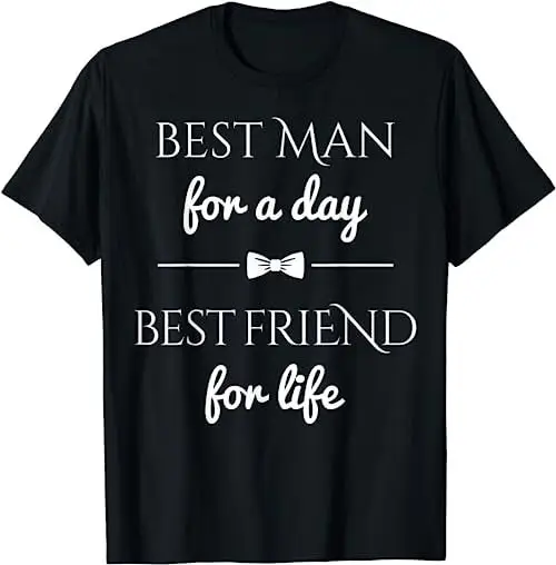 

Mens Best Man Idea Groomsmen Wedding Bachelor Party Friend T Shirt Sweat 21253