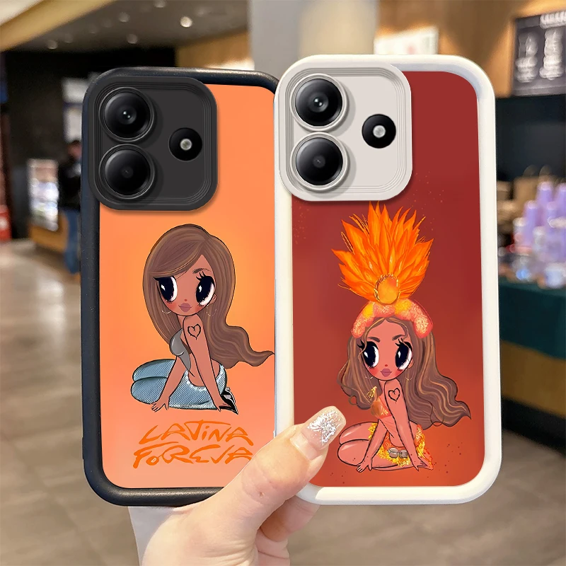 K-karol G Tropicoqueta 電話ケース Xiaomi Redmi 注 14 13 12 11 10 プロプラス 11S 10S 14C 13C 12C 10C A3 A3X A2 A1 4G 5G カバー