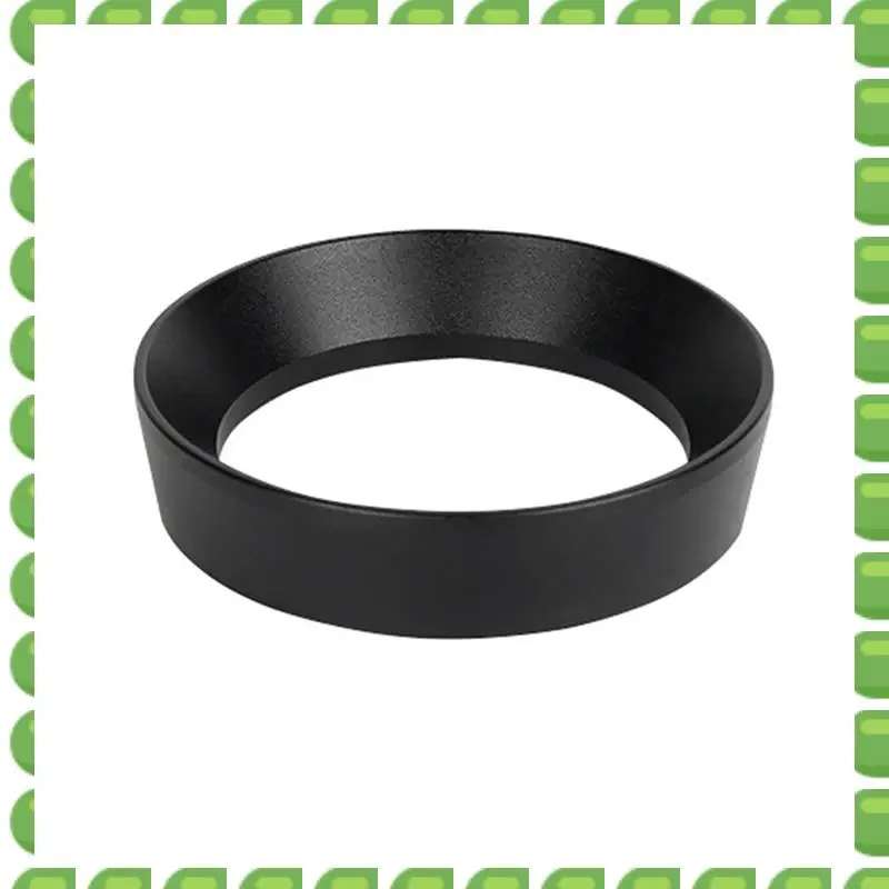 A04V 58Mm Coffee Powder Dispensing Ring With Magnetic Cloth Fixed Grounds Ring For Italian Coffee Machine