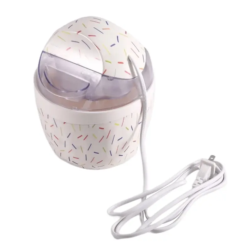 TCF-Portable Electric Ice Cream Maker DIY Ice Cream Machine Frozen Yogurt Smoothie Machine 500Ml 120V US Plug